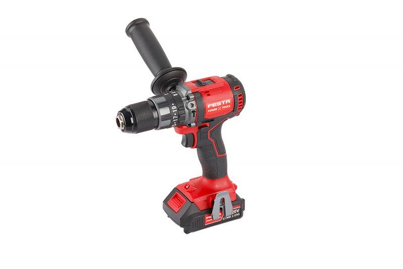 Akku hammerboremaskine 20V Brushless (FESTA) kuffertsæt